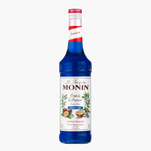 MONIN - SIROP FRUIT DE LA PASSION BLEUE 700ML BOUTEILLE VERRE