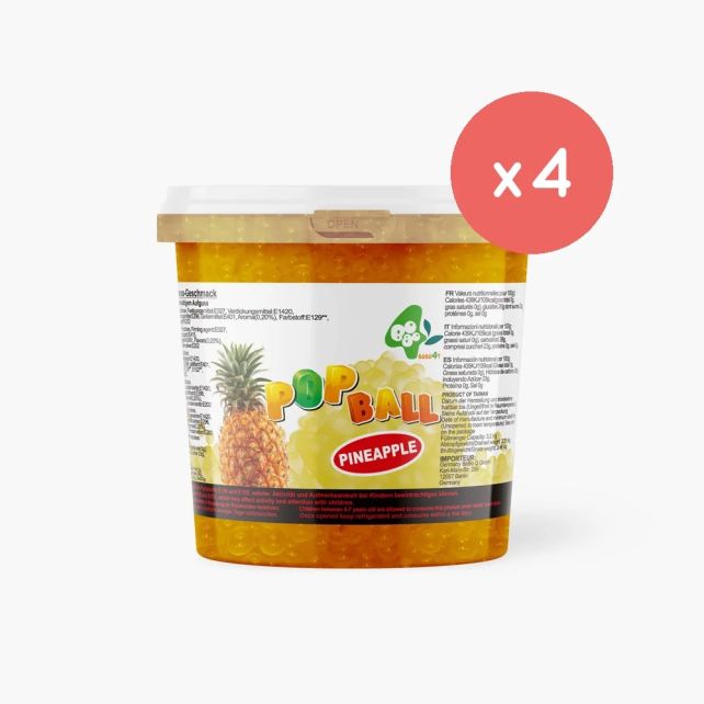 BOBOQ - PERLES DE FRUIT ANANAS SEAU 3.2KG