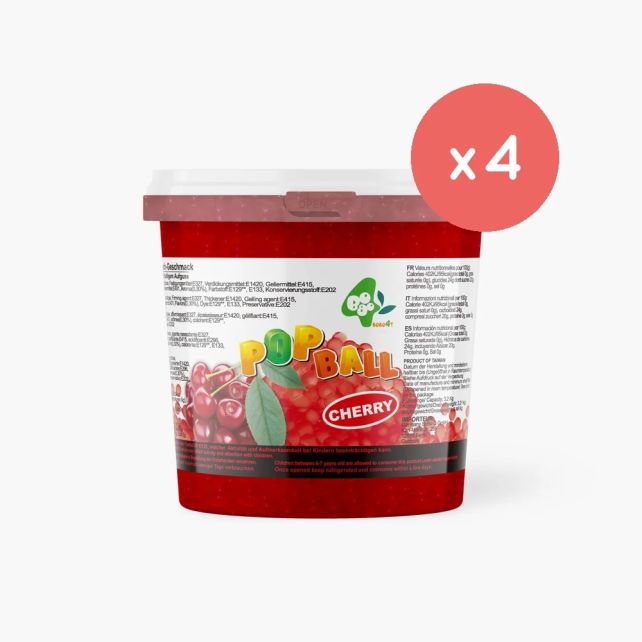 BOBOQ - PERLES DE FRUIT CERISE SEAU 3.2KG