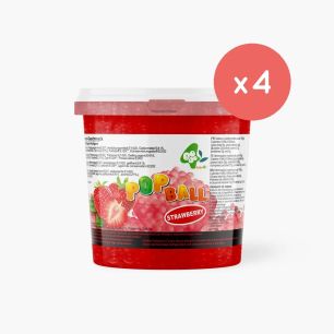 PERLES DE FRUIT FRAISE SEAU 3.2KG
