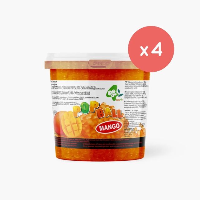 BOBOQ - PERLES DE FRUIT MANGUE SEAU 3.2KG