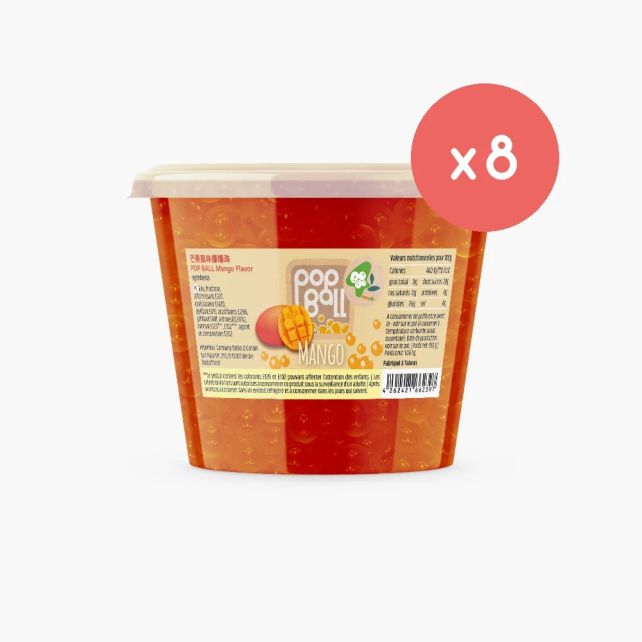 BOBOQ - PERLES DE FRUIT MANGUE SEAU PETIT FORMAT950gr