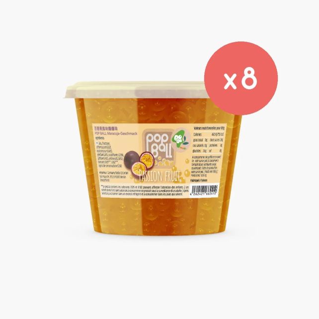 BOBOQ - PERLES DE FRUIT PASSION SEAU PETIT FORMAT950gr
