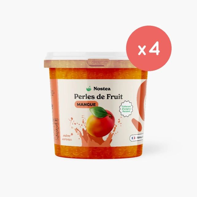 NOSTEA - PERLES DE FRUIT MANGUE COLORANTS NATURELS SEAU 3.2KG