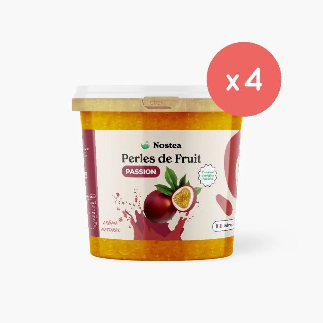 NOSTEA - PERLES DE FRUIT PASSION COLORANTS NATURELS SEAU 3.2KG