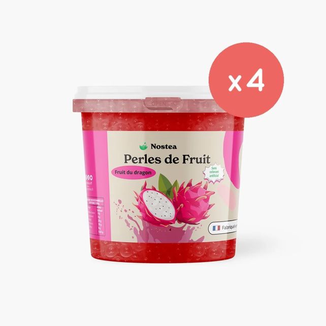 NOSTEA - PERLES DE FRUIT SAVEUR FRUIT DU DRAGON SEAU 3.2KG