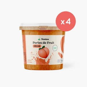 NOSTEA - PERLES DE FRUIT PÊCHE COLORANTS NATURELS  SEAU 3.2KG
