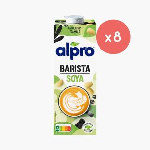 ALPRO BARISTA - BOISSON VEGETALE SOJA BRIQUE 1L x8