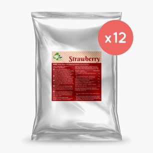 BOBOQ - BUBBLE TEA POUDRE FRAISE VEGAN POCHE 1KG