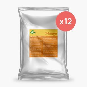 BOBOQ - BUBBLE TEA POUDRE MANGUE VEGAN POCHE 1KG