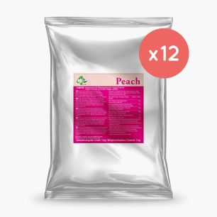 BOBOQ - BUBBLE TEA POUDRE PECHE VEGAN POCHE 1KG