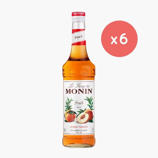 MONIN - SIROP PECHE BOUTEILLE VERRE 700ML