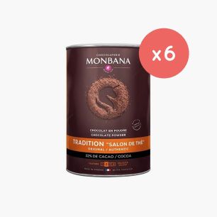 MONBANA - TRADITION SALON DE THE CHOCOLAT EN POUDRE 32% CACAO 1KG