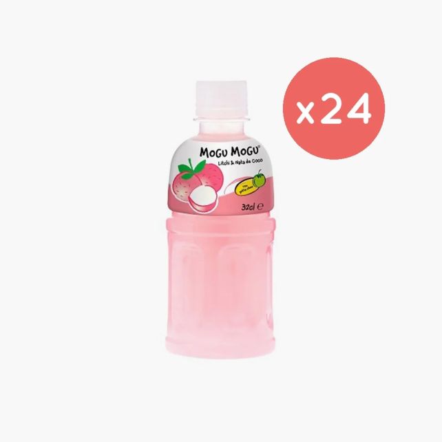 MOGU MOGU - BOISSON LITCHI NATA DE COCO 320ML X24
