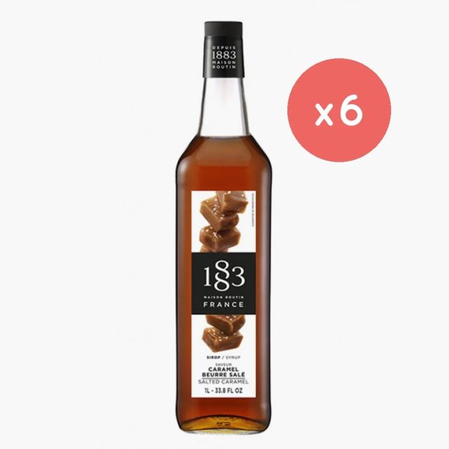 ROUTIN 1883 - SIROP CARAMEL BEURRE SALE 1L BOUTEILLE VERRE