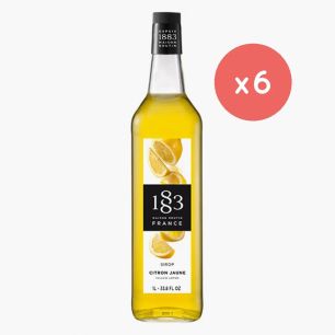 ROUTIN 1883 - SIROP CITRON JAUNE 1L BOUTEILLE VERRE