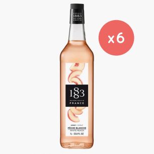 ROUTIN 1883 - SIROP PECHE BLANCHE 1L BOUTEILLE VERRE