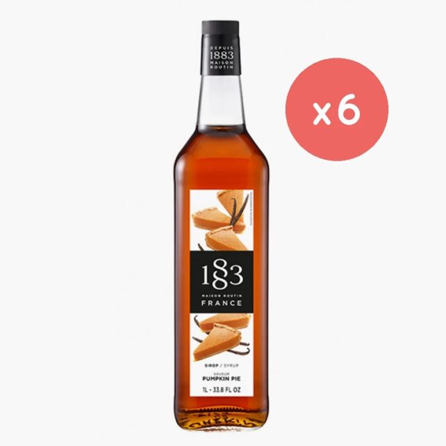 ROUTIN 1883 - SIROP PUMPKIN PIE 1L BOUTEILLE VERRE