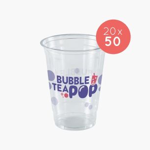 BUBBLE TEA POP - POT FLEX RPET 12OZ/350ML Ø95MM x50