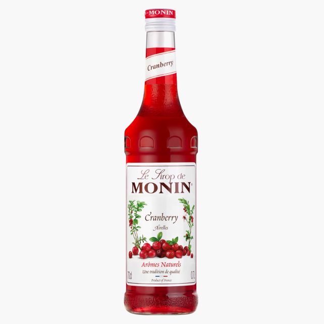 MONIN - SIROP CRANBERRY 700ML BOUTEILLE VERRE