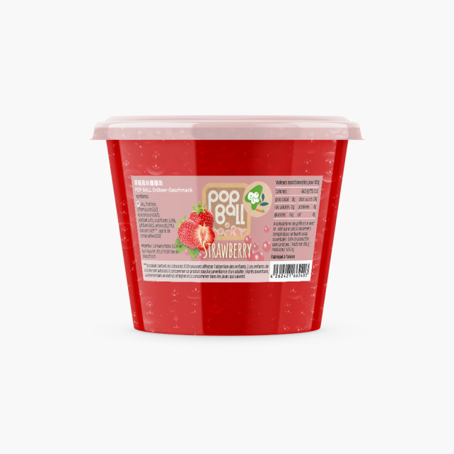 PERLES DE FRUIT FRAISE SEAU 950G