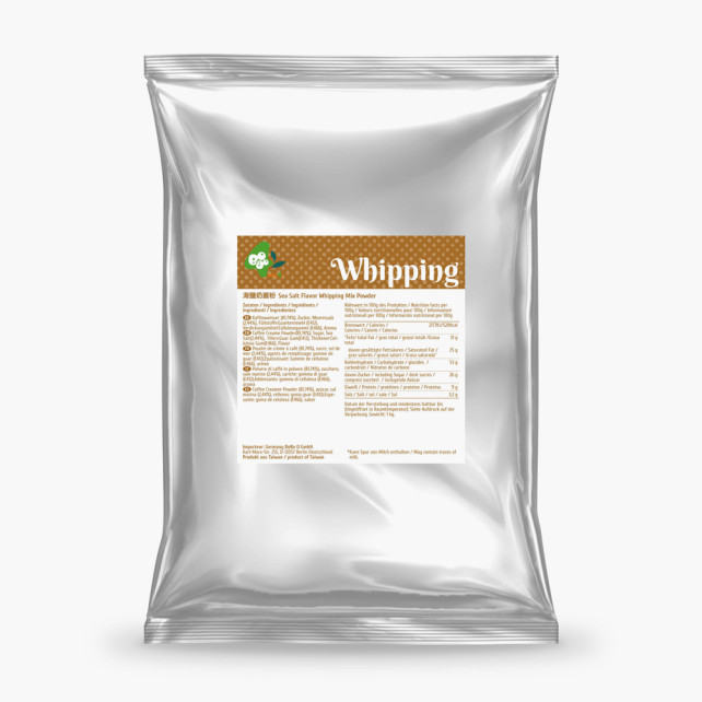 BOBOQ - WHIPPING MIX SAVEUR SEA SALT POUR TOPPING VEGAN 1KG